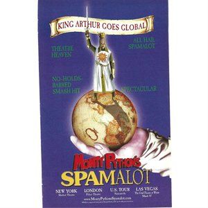 Monty Python's Spamalot King Arthur Goes Global Broadway Theatre 2000s Print Ad